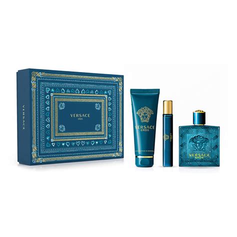 versace eros by versace 3 piece gift set|versace eros flame gift set.